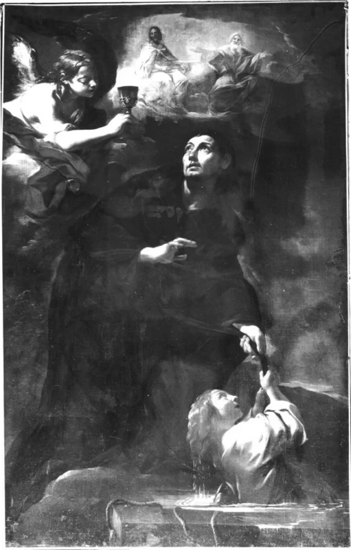 San Giovanni da San Facondo salva il giovane di Salamanca - Chiesa di S. Agostino in Campo Marzio